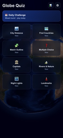 PixelPlenum: Globe Quiz 3D iPhone screenshot