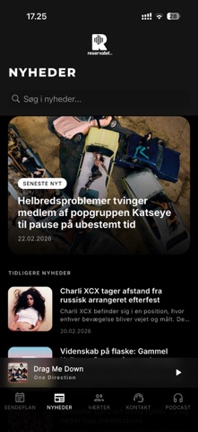 Reservatet.fm screenshot