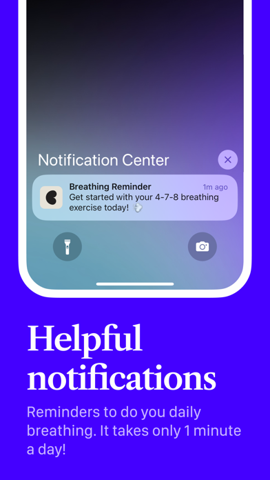 Breathe 4-7-8: Calm & Sleep iPhone screenshot 4 - Health & Fitness app