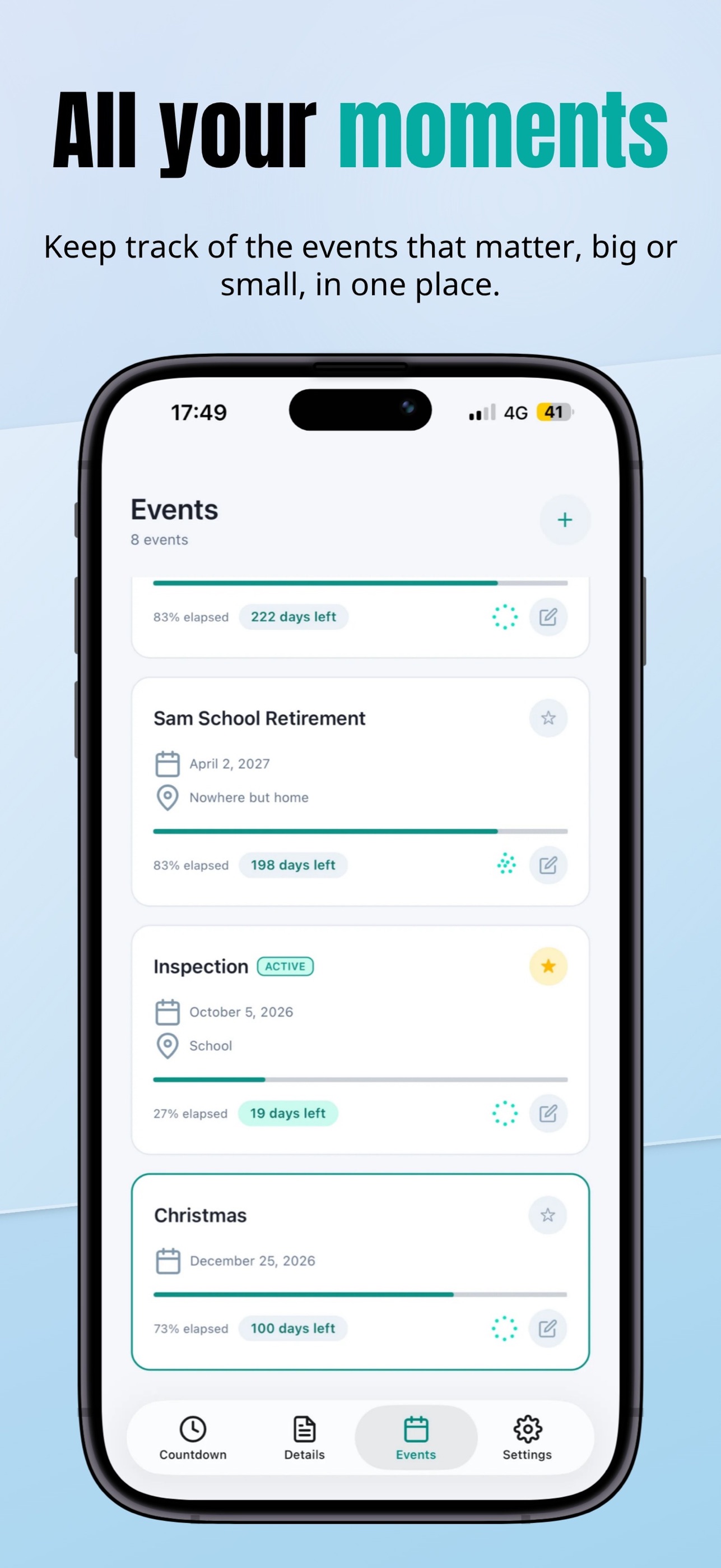 Screenshot 3 of Countdown Dots