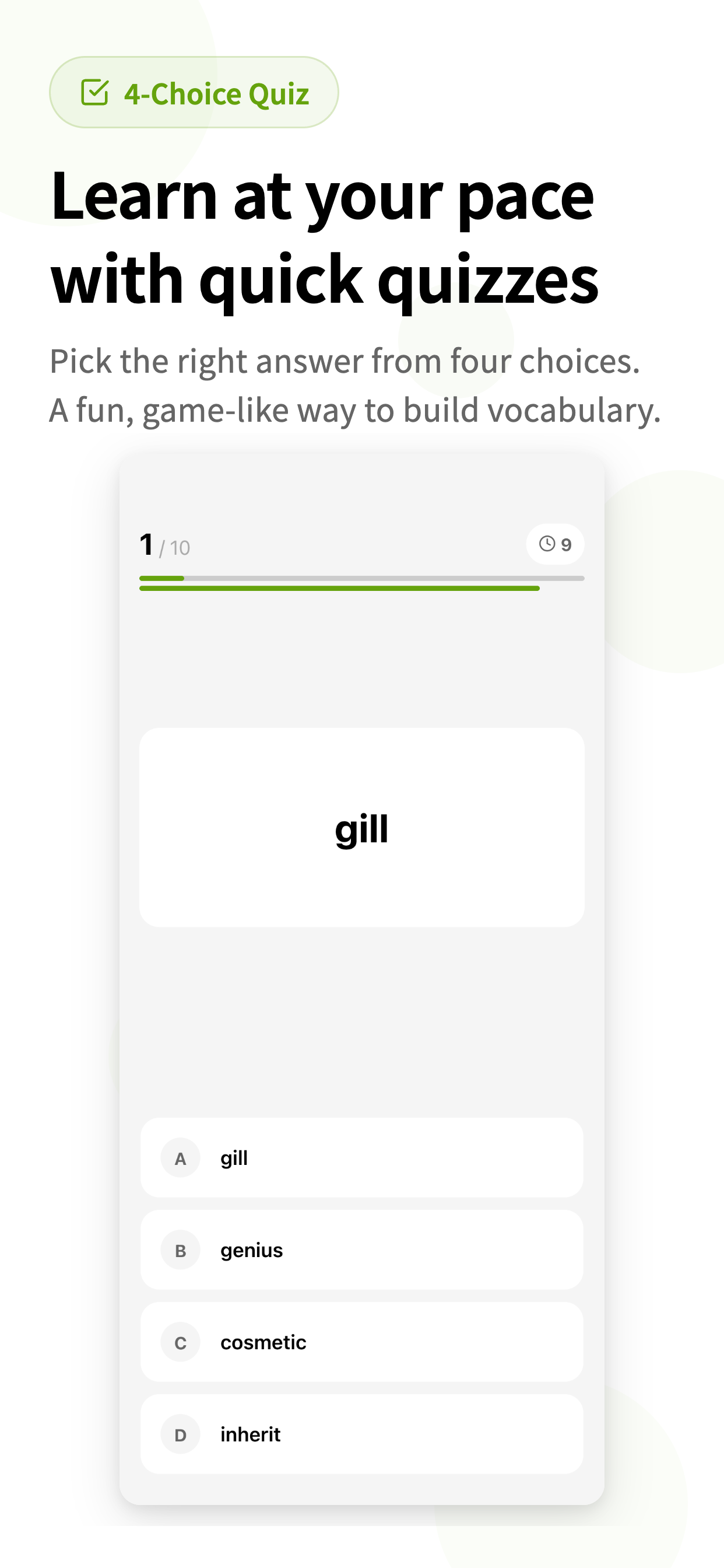 Vocabulary: Eiken Pre-2 1800 screenshot 3