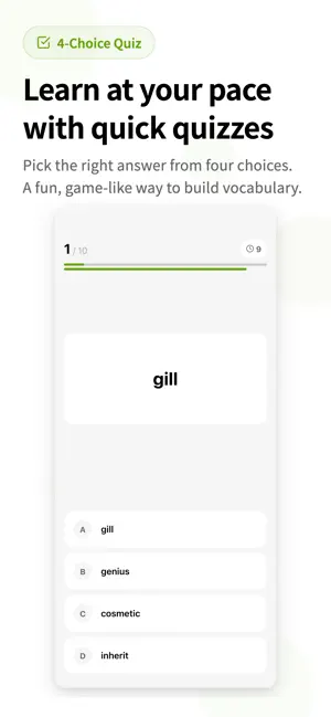Eiken Pre-2 1800 Vocabulary screenshot 3