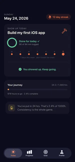Hourglass: Time & Goal Tracker screenshot 1