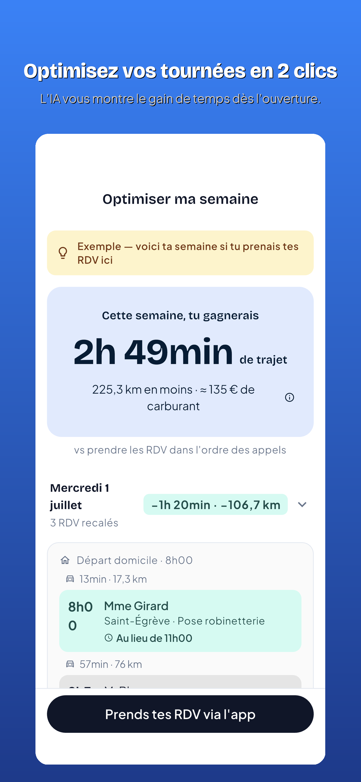 iciArtisan Pro : RDV chantier screenshot 3