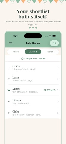 iFiocco: Baby Names, Pregnancy screenshot 4