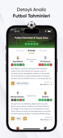 Futbol Tahminleri & Yapay Zeka screenshot