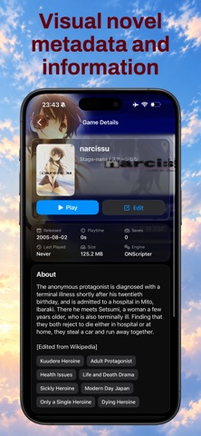 ZScripter: Visual Novel Player App Store screenshot 2
