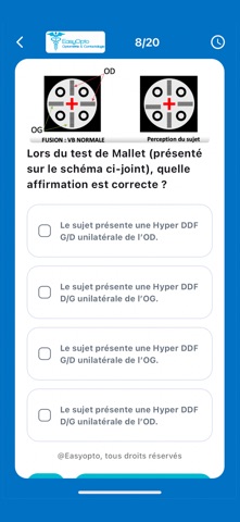 OptiQuiz iPhone screenshot