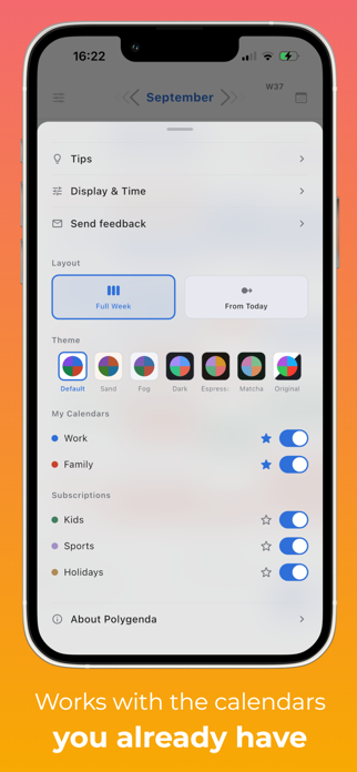 Polygenda – Week & Year Screenshot 5 of 6
