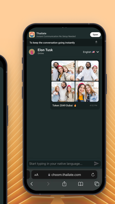 Thailate iPhone screenshot 4 - Social Networking app