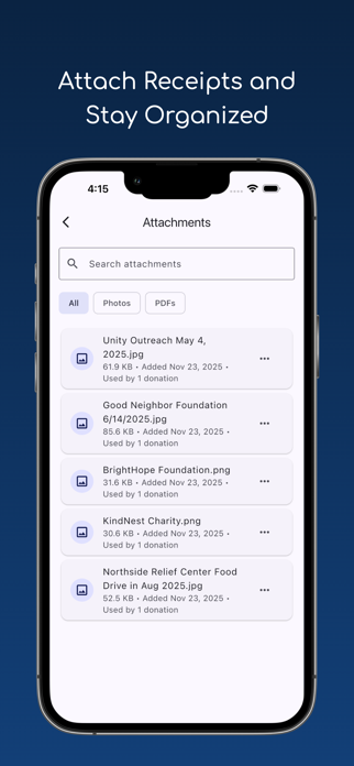 Donations Tracker Screenshot 6 of 8