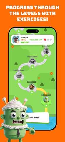 FitKid: Exercises For Kids iPhone screenshot