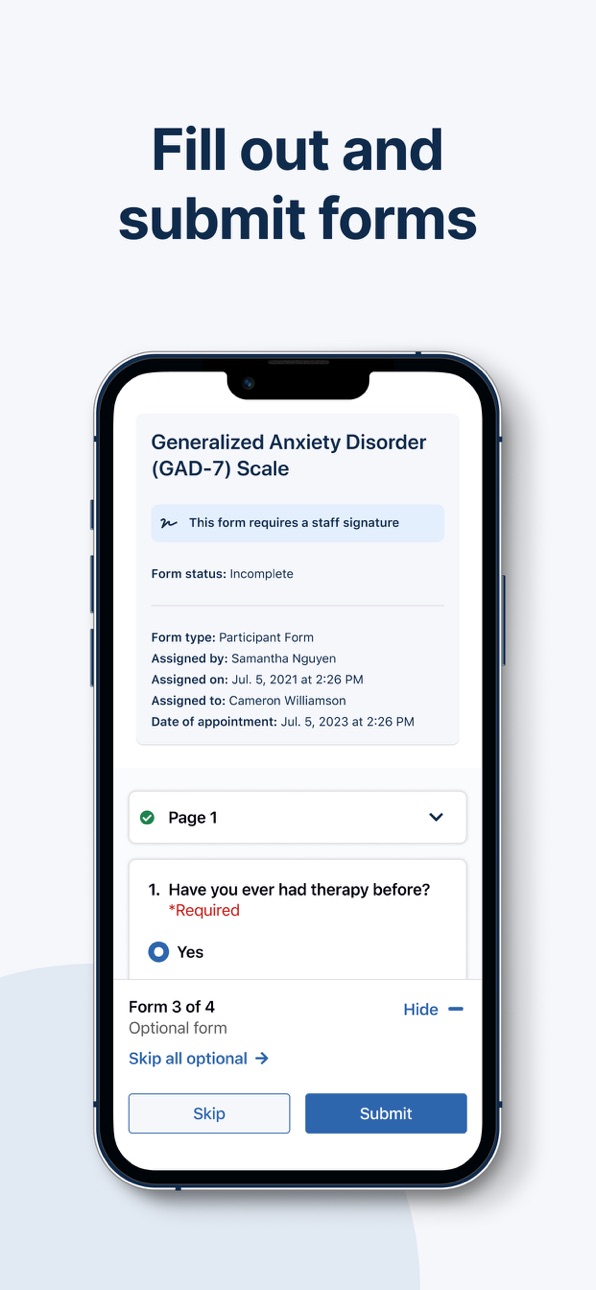 iPhone screenshot