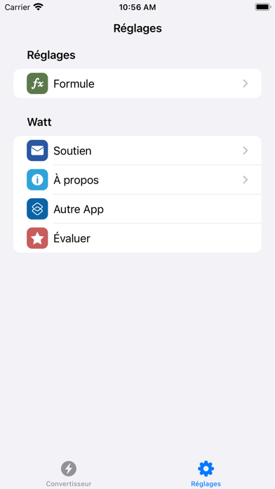 Screenshot #3 pour Watt: Calculateur de puissance