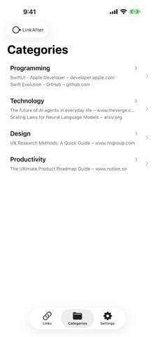 LinkAfter Screenshot 3 of 6
