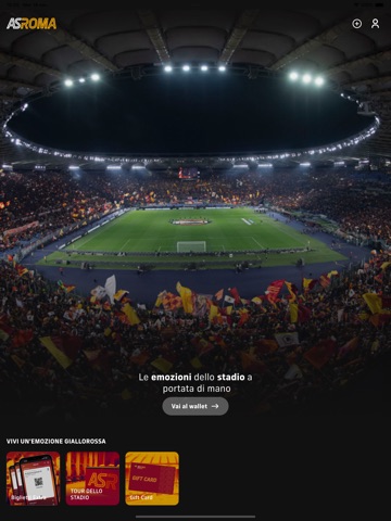 AS Roma – Il mio posto iPad screenshot 1