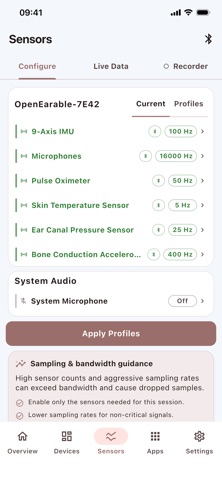 OpenWearable Screenshot 3 of 7