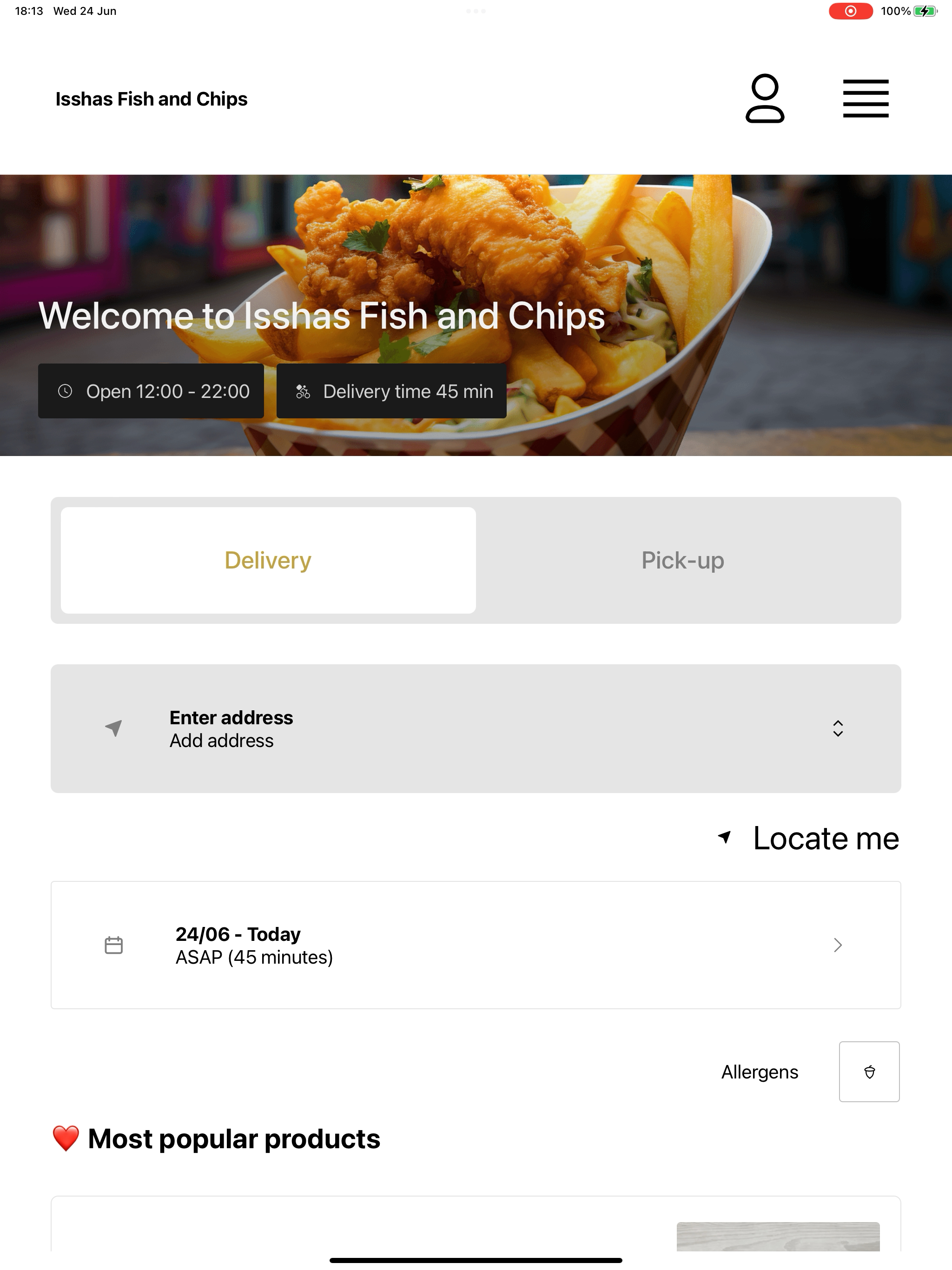 Isshas Fish and Chips screenshot 6