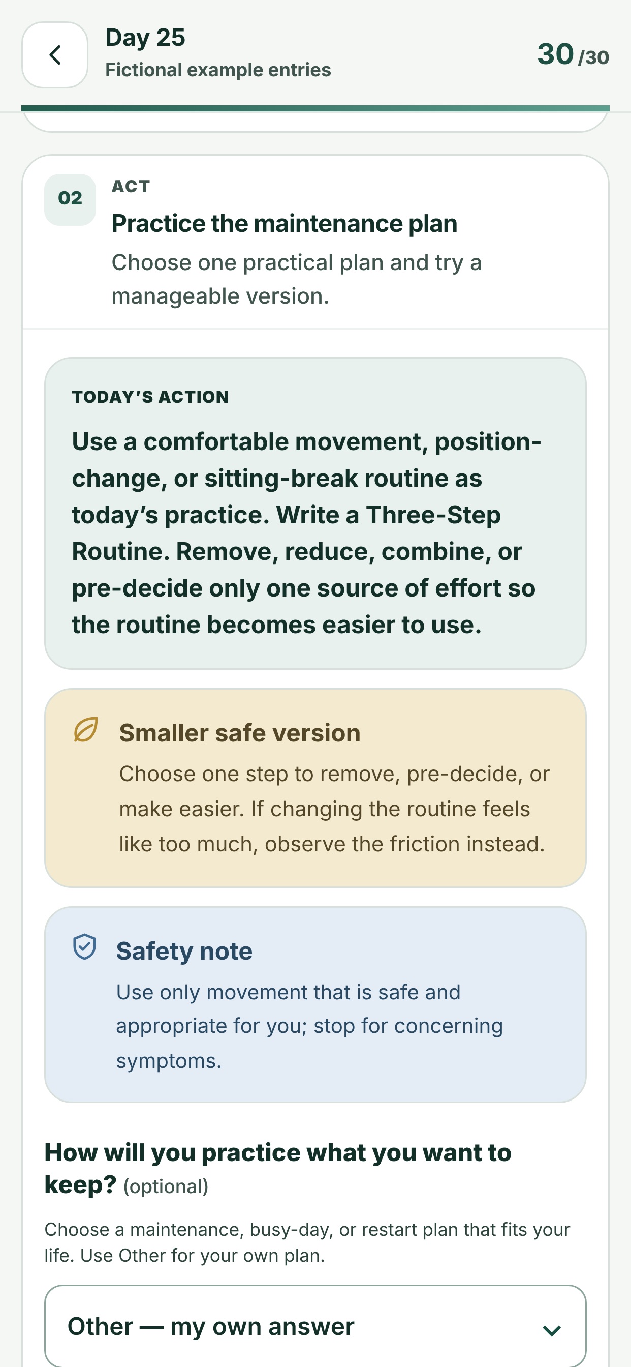 Screenshot 5 of Adaptive Metabolic Reset