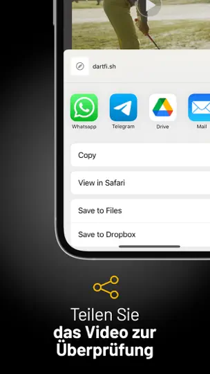 Screenshot von MyDartfish Express: Coach App auf dem iPhone 7