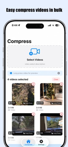 Easy Video Compressor Screenshot 2 of 2
