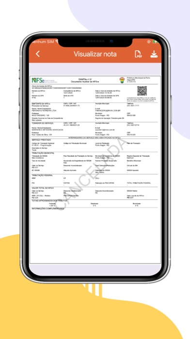 NOTA SIMPLES Screenshot
