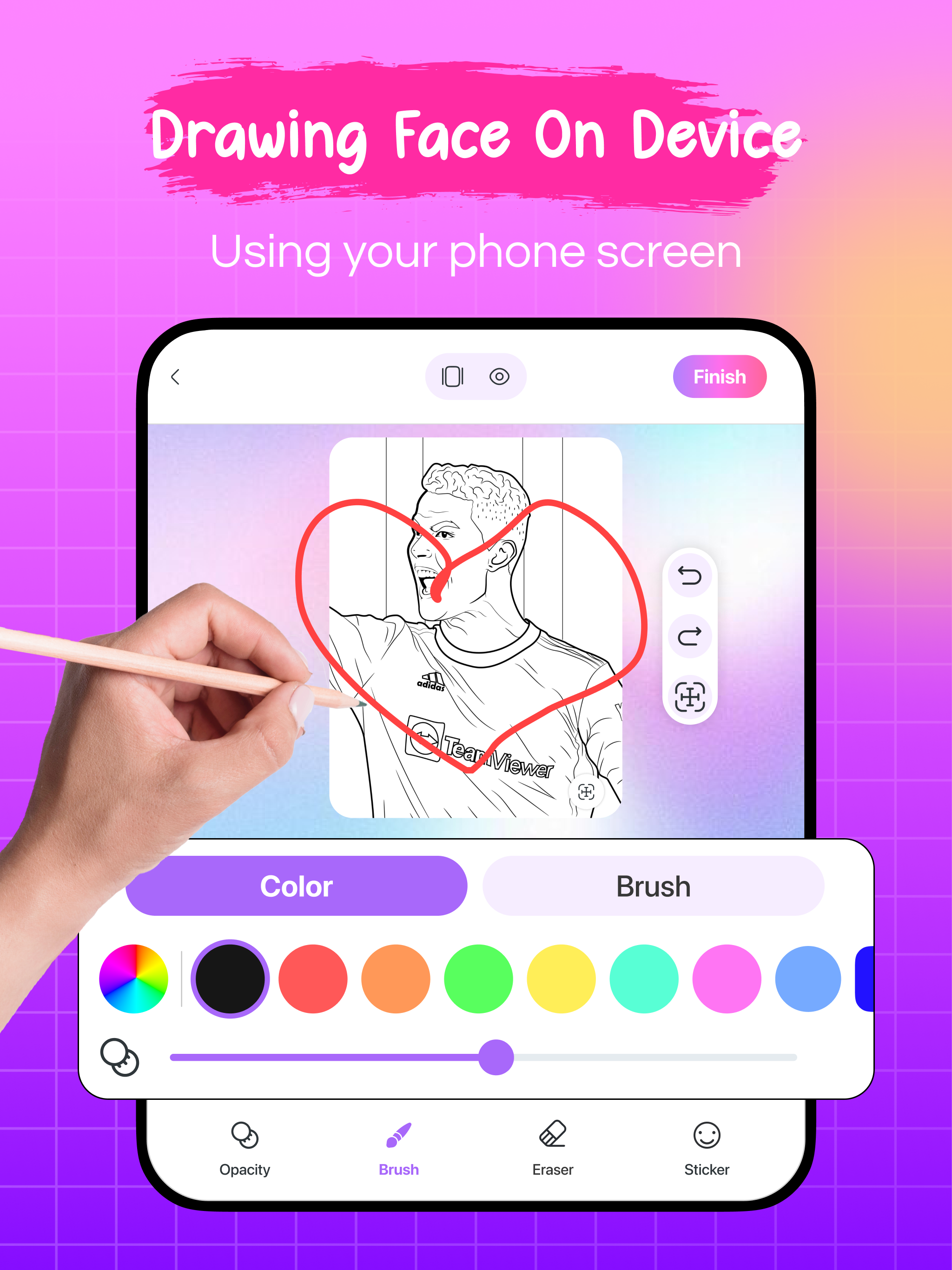 AR Draw, Face Sketch & Trace