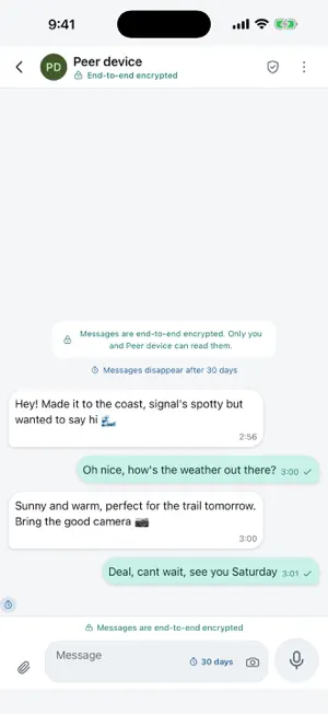 Sendant screenshot 2