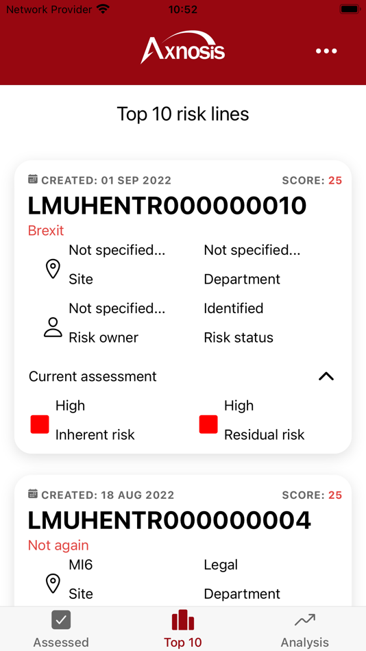 #5. GRC Risks (iOS) 由: AXNOSIS LTD