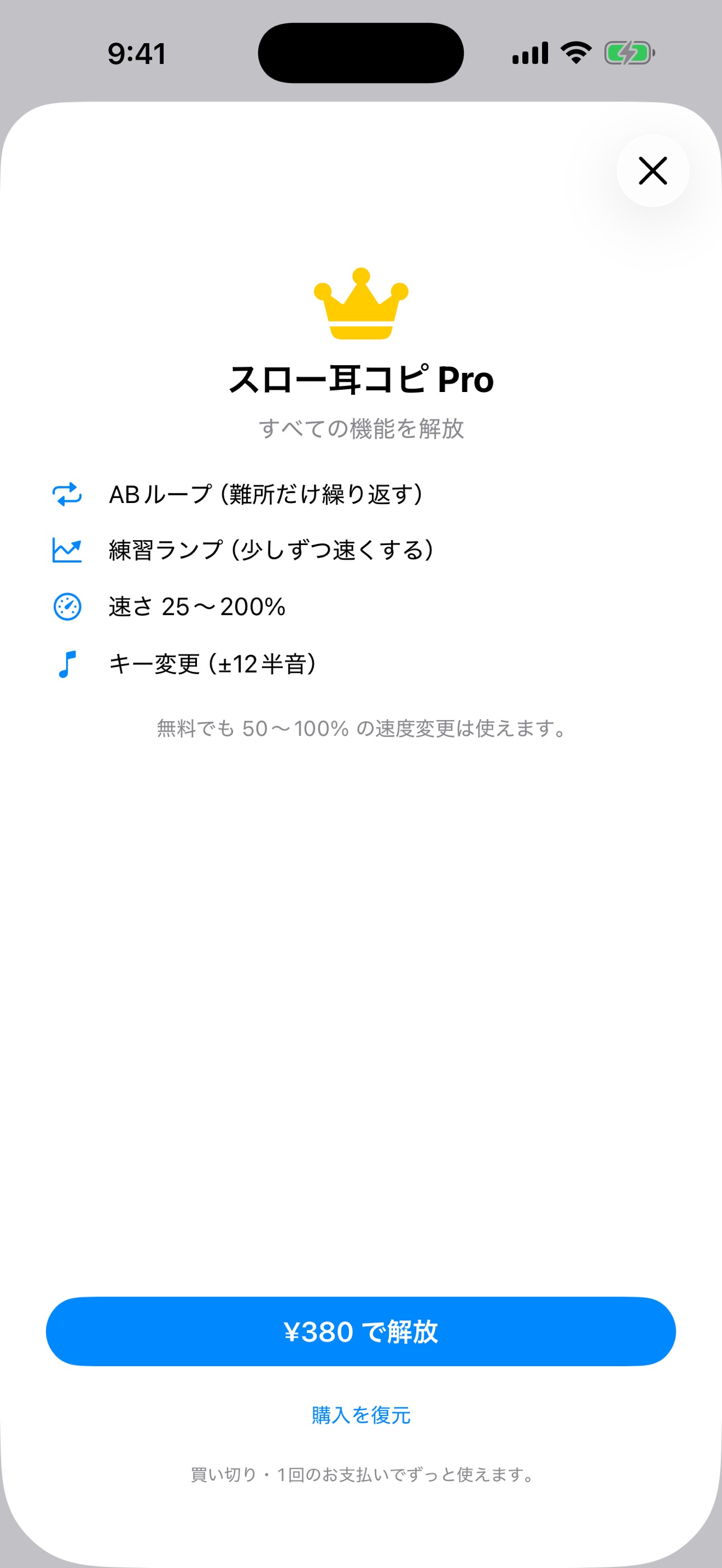 Screenshot 3 of スロー耳コピ