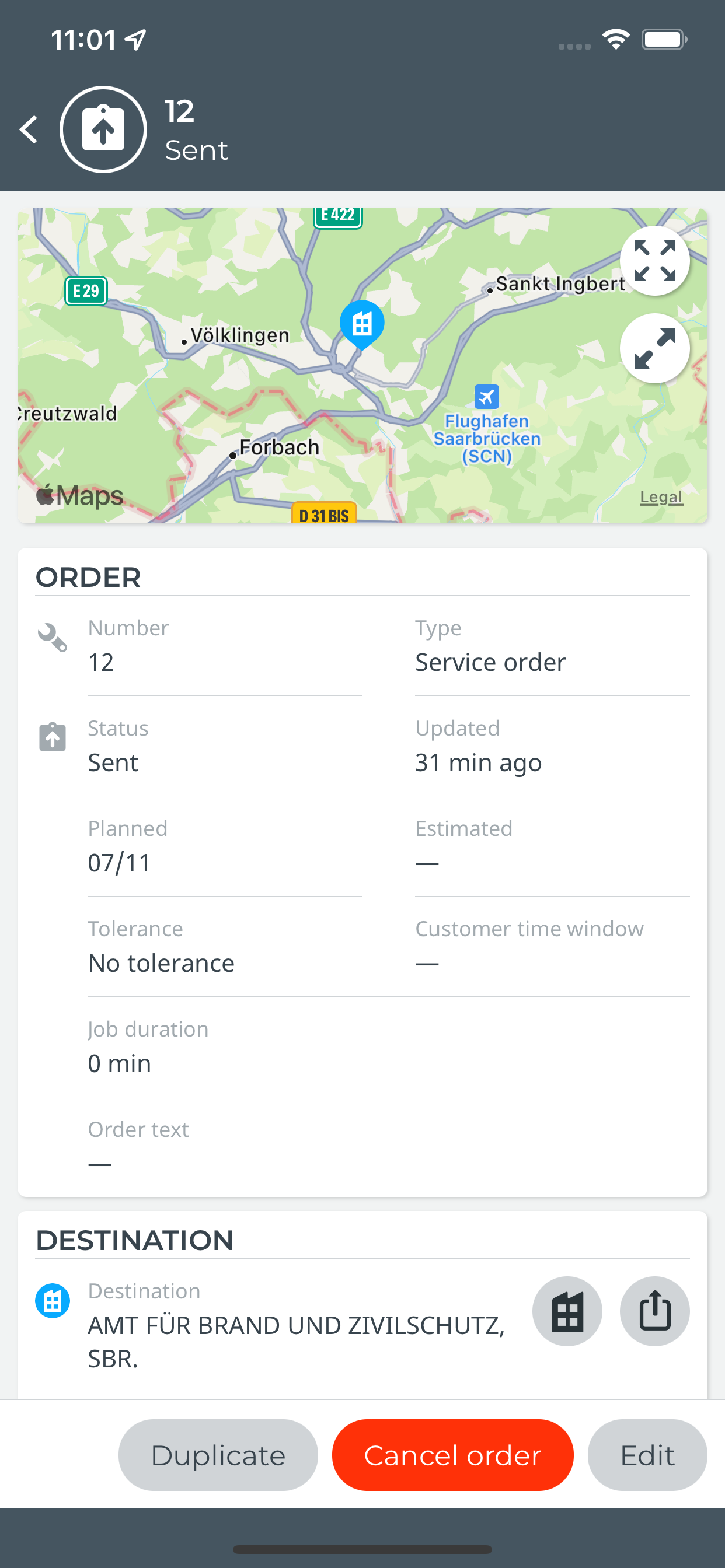 Webfleet Mobile screenshot 7