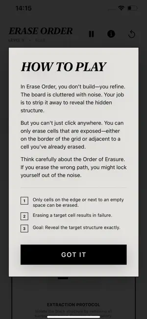 Erase Order: Reverse Puzzle screenshot 2