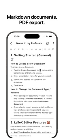 Overwrite - Markdown & LaTeX Screenshot 4 of 4