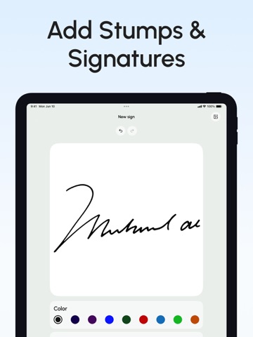 eSign: Fill and Sign Documents iPad screenshot