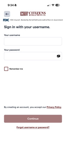 CBTbanking Screenshot 1 of 5