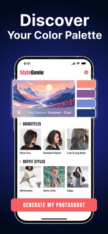 Style Genie - AI Lookbook iPhone screenshot