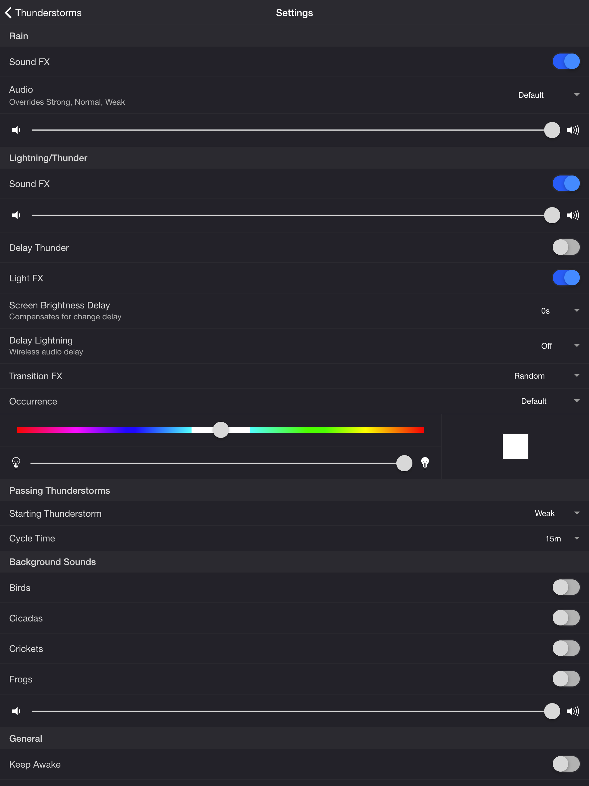 Thunderstorm Simulator