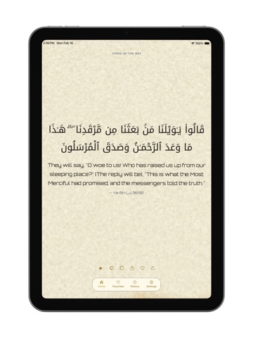 Quran Widget: Daily Verses iPad screenshot 1