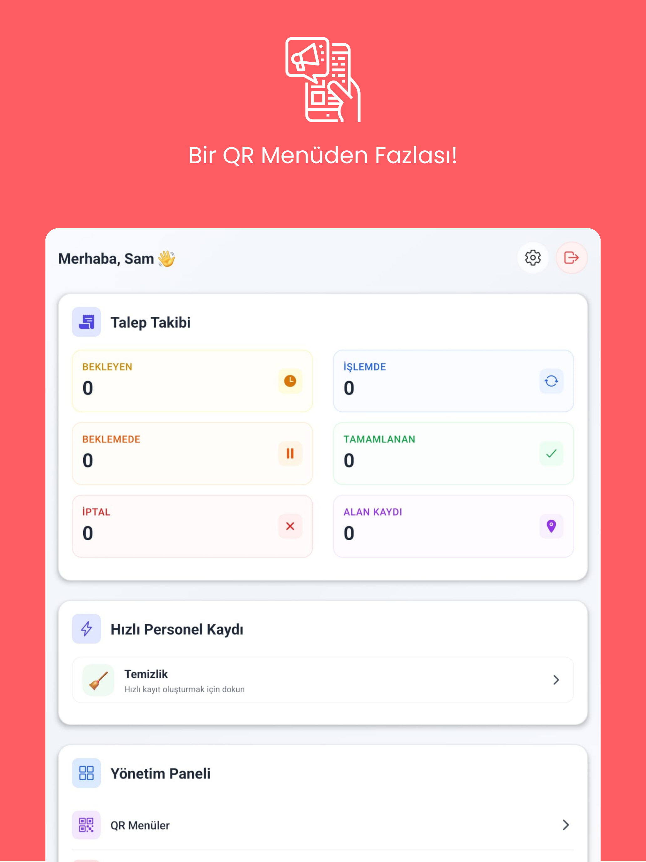 Sam QR Yönetim screenshot 6