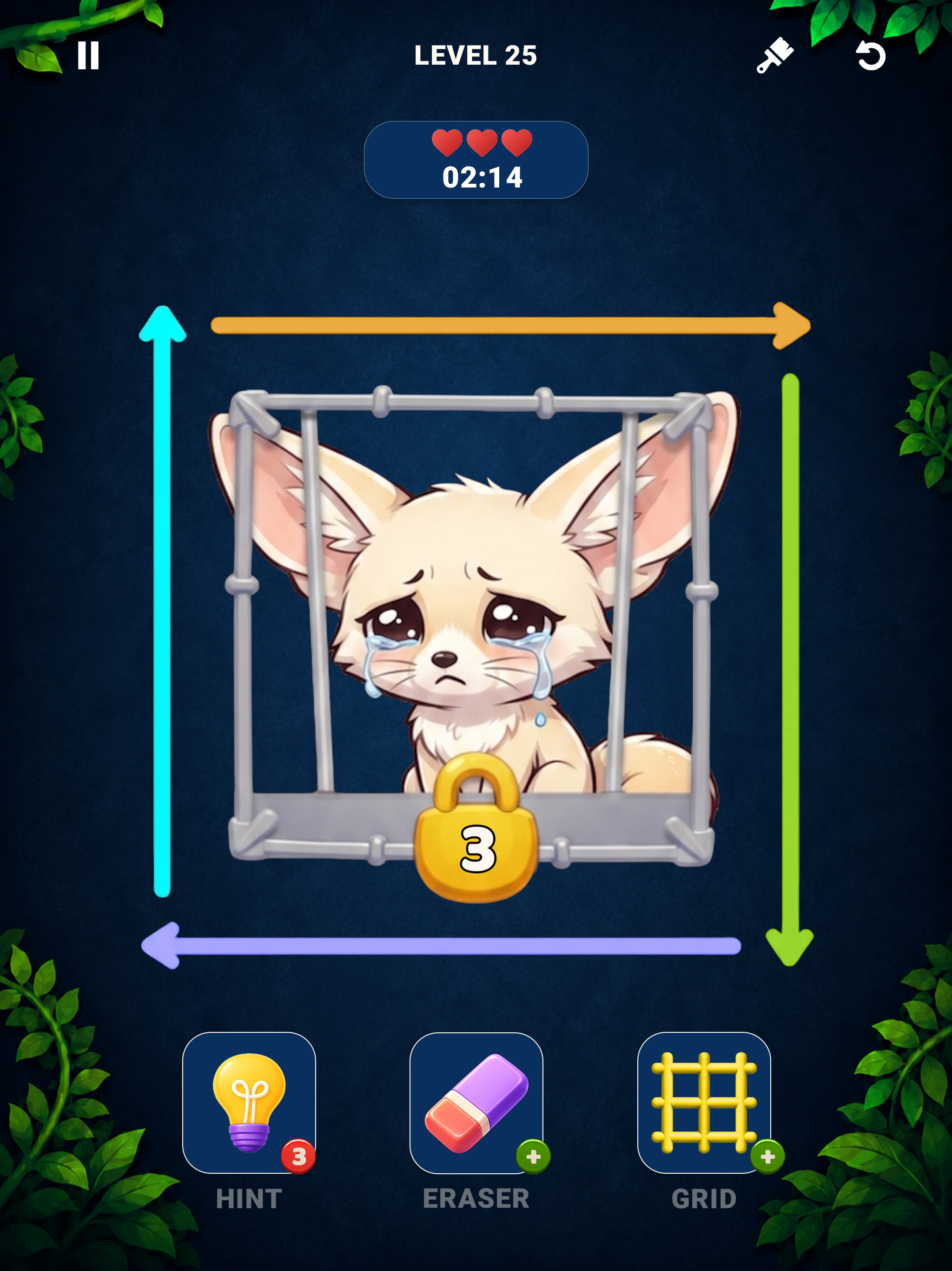 Maze Arrow Puzzle: Save Animal screenshot 5