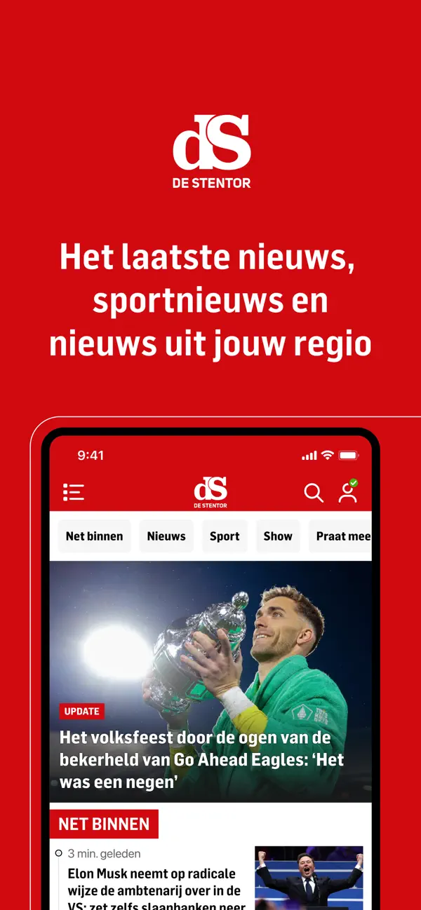 Screenshot #1 pour De Stentor Nieuws