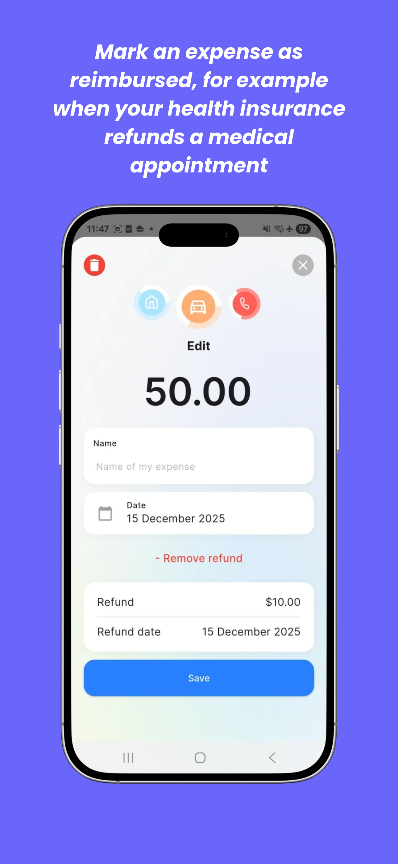 Finzee - envelope budget