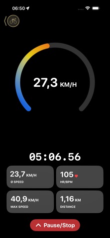 Cycle Unit - Bike Computer iPhone screenshot