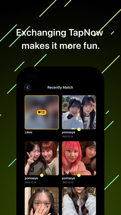 TapMatch make new TapNow frens Screenshot