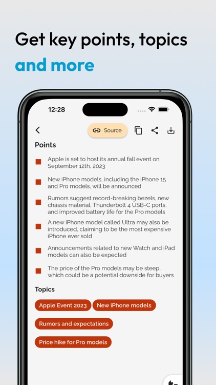 TLDR: Smart Text Summaries