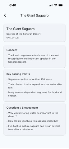 TourSync iPhone screenshot