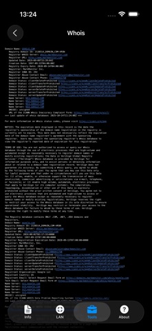 Network Analyzer: net tools screenshot