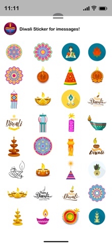 Diwali Stickers For iMessage! app screenshot 2