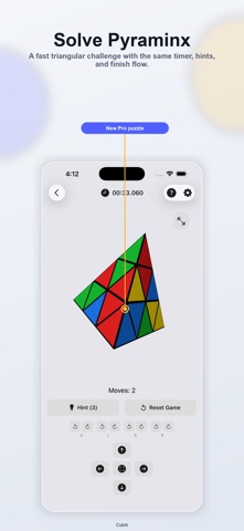 Cubik: Rubik’s Cube Puzzle iPhone screenshot