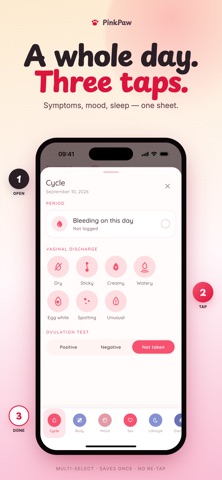 PinkPaw: Period Tracker screenshot 3